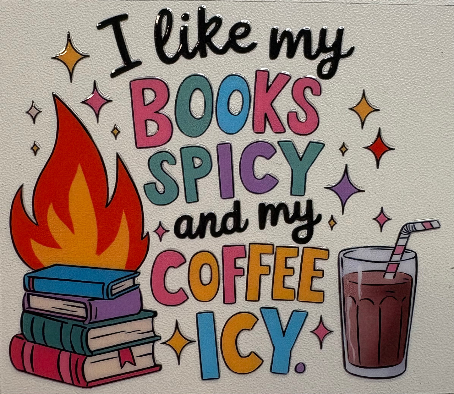 Books & Coffee Decal