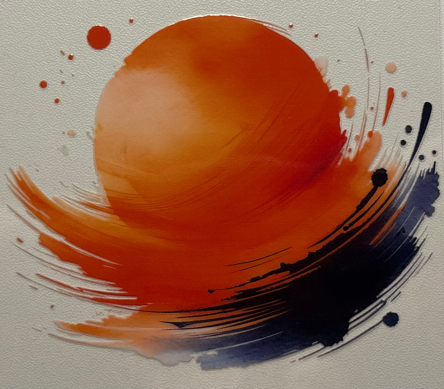 Abstract Sunset Decal