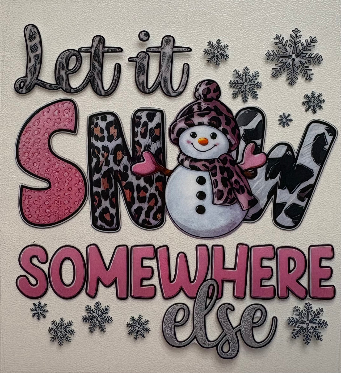 Snow Somewhere Else Decal