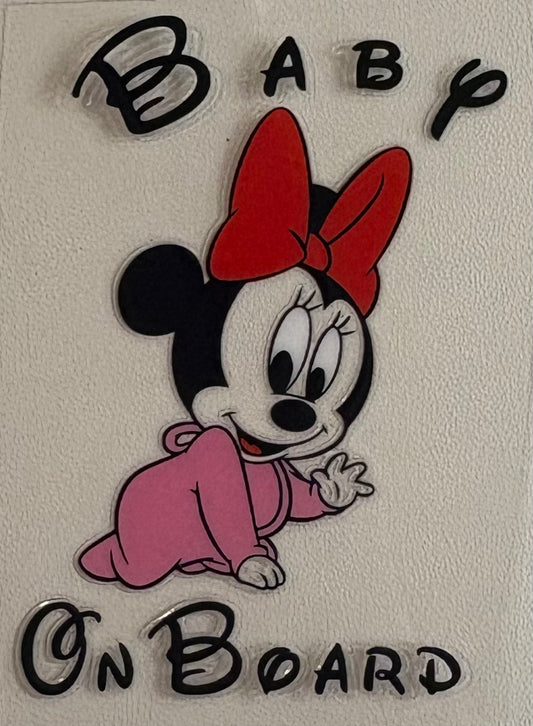 Baby Girl on Board Decal
