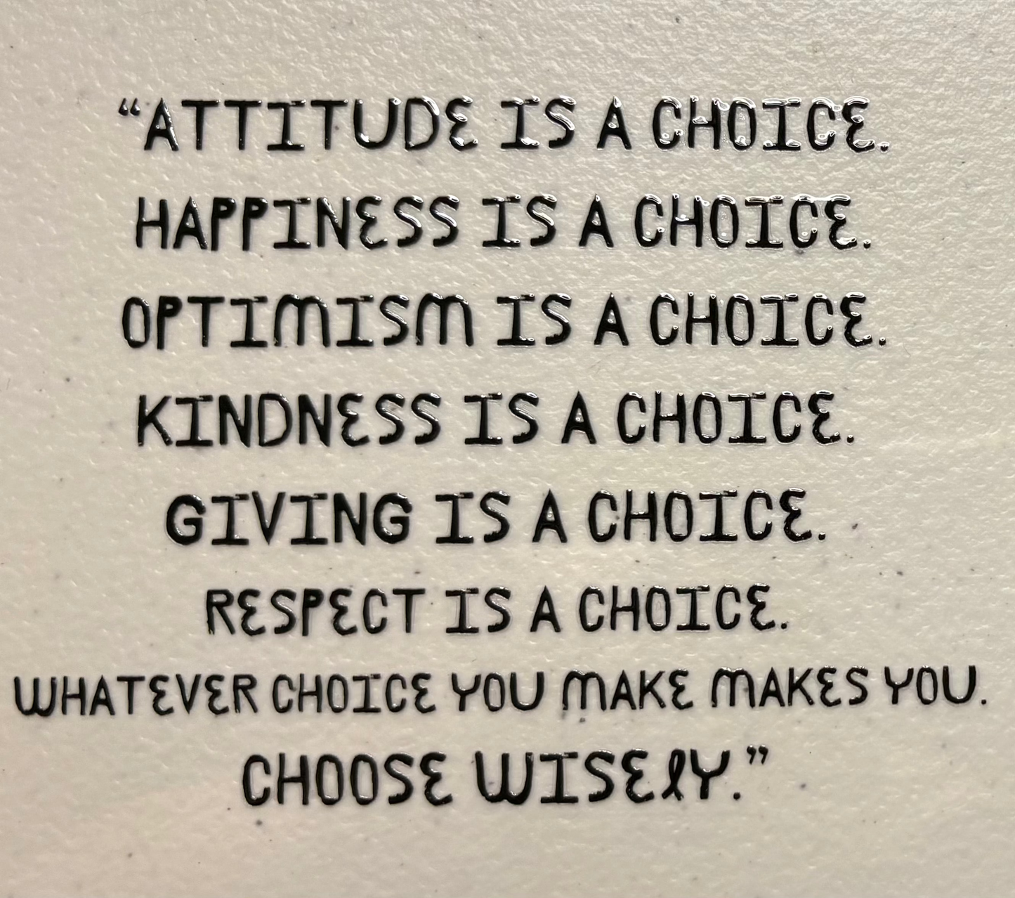 Choices Decal