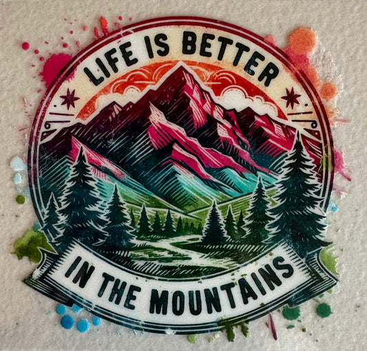Better In The Mountains Decal